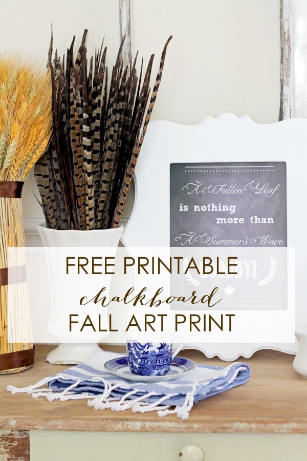 Fall Printable Chalkboard Free Printables by A Blissful Nest