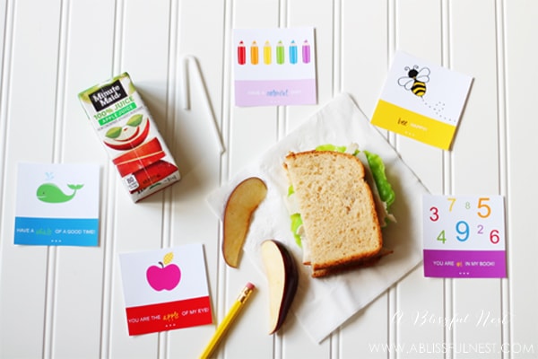 Free Printable Lunchbox Notes