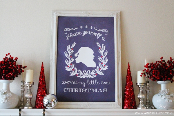 Christmas Home Tour by A Blissful Nest 