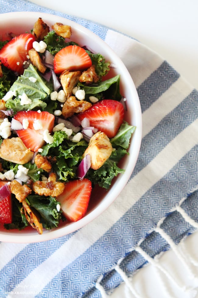 Strawberry-Kale-Salad-A-Blissful-Nest 