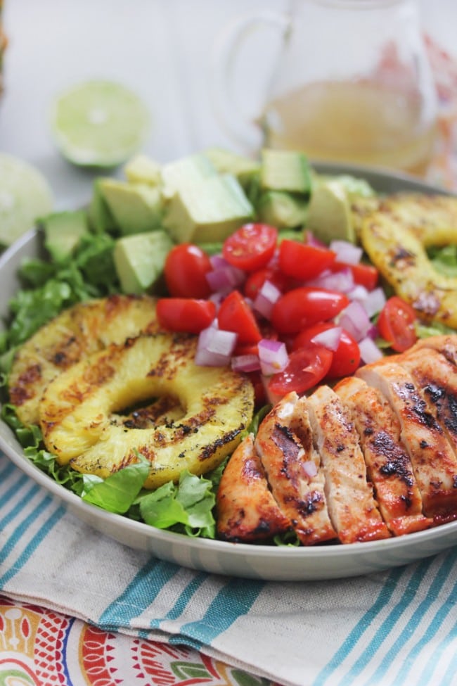 Sriracha Lime Chicken Chopped Salad