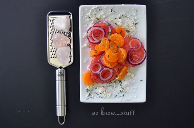 Watermelon Orange and Feta Salad