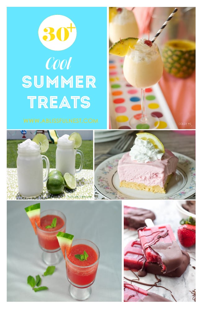 30 + Cool Summer Treats via A Blissful Nest