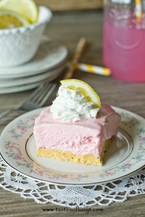 Pink Lemonade Icebox Pie