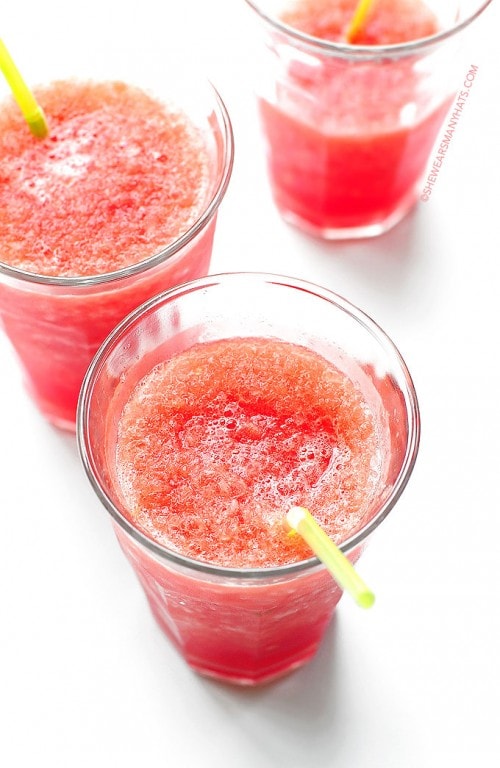 Watermelon Coconut Slushie