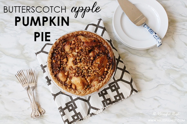 Butterscotch Apple Pumpkin Pie Recipe