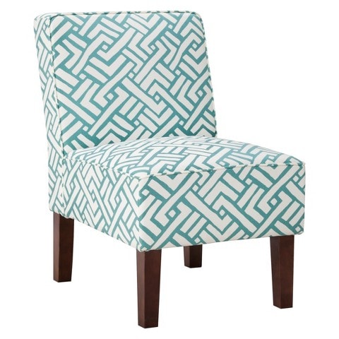 Adore the pattern on this accent chair! 25 of the best affordable accent chairs on ablisfulnest.com