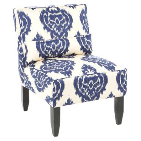 Adore the pattern on this accent chair! 25 of the best affordable accent chairs on ablisfulnest.com
