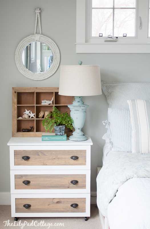 IKEA Hack Tarva Dresser into Nightstand 
