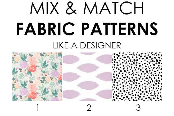 How To Mix Fabric Patterns