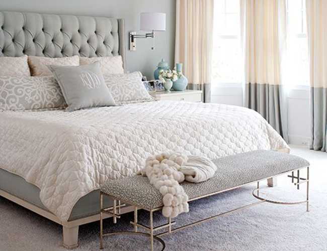 Neutral & serene master bedroom ideas to recreate with shopping sources via ablisfulnest.com
