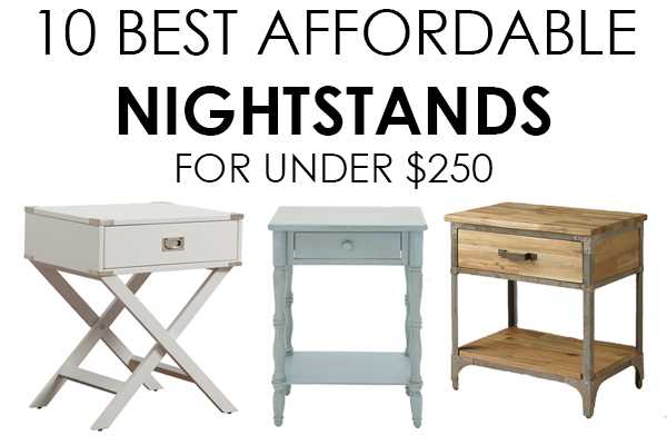 We've got 10 of the best affordable nightstands for you to choose from! If you are looking for the perfect nightstand for your bedroom or even a small side table, we have you covered on ablisfulnest.com