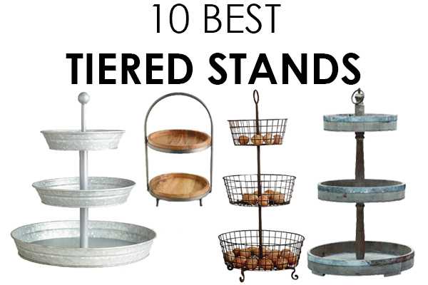 We LOVE tiered stands in the bathroom, kitchen and just about anywhere to store and decorate small items. We've rounded up THE BEST tiered stands out there! By A Blissful Nest https://ablisfulnest.com/