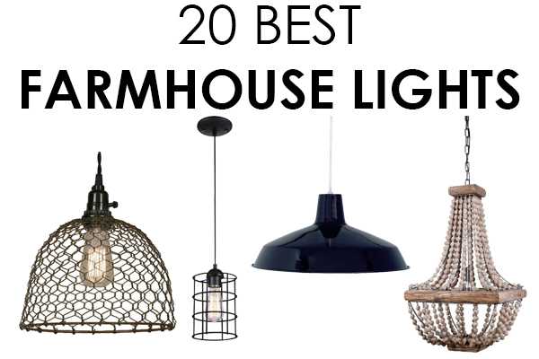 We've got 20 of the best farmhouse lights for you to choose from! If you are looking to get that Fixer Upper style then you will love these industrial lighting choices to get you that vintage farmhouse style. See more on ablisfulnest.com #farmhouse #farmhousestyle #FixerUpper #designtips #vintagelighting #industriallighting