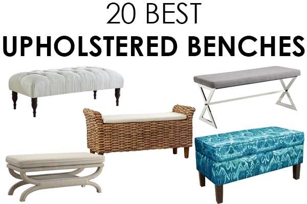 This list is AMAZING. 20 fabulous upholstered benches to choose from by A Blissful Nest. #upholsteredbench #benches #bedroomideas #masterbedroom #designtips #homedecorideas https://ablisfulnest.com/