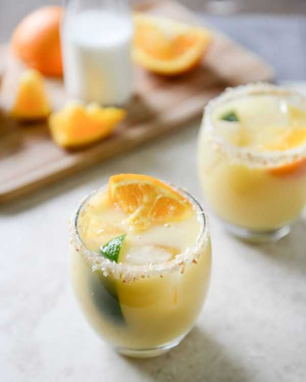 Coconut Creamsicle Margarita, Cinco De Mayo Food and Drink Ideas 