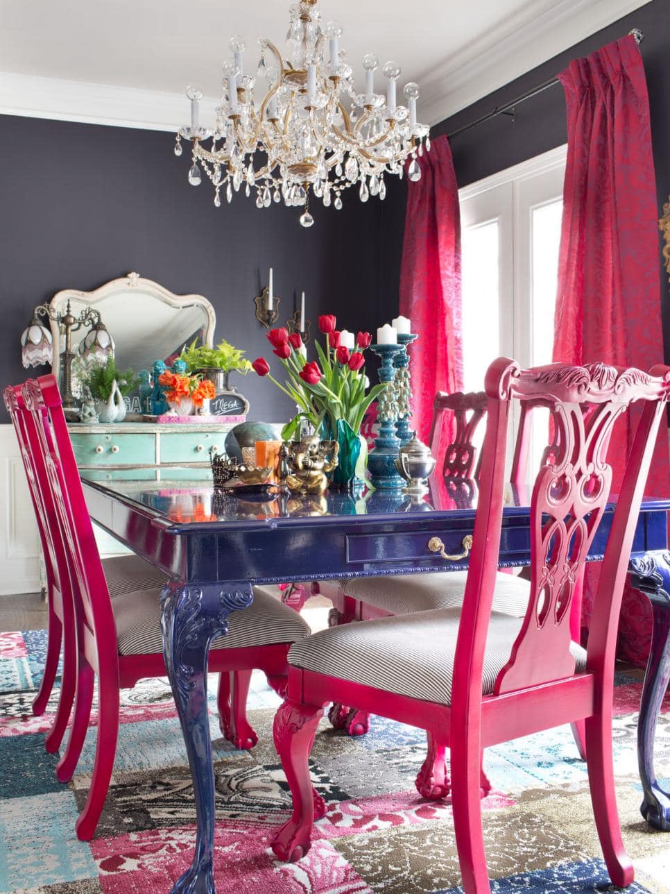 Do you love hot pink but don’t know how to add it into your home decor? We’ve got design tips just for you on hot to use hot pink in your home and paint colors to choose from. Check out A Blissful Nest for more details. https://ablisfulnest.com/ #designtips #interiordesign #pinkroom #paintcolor 