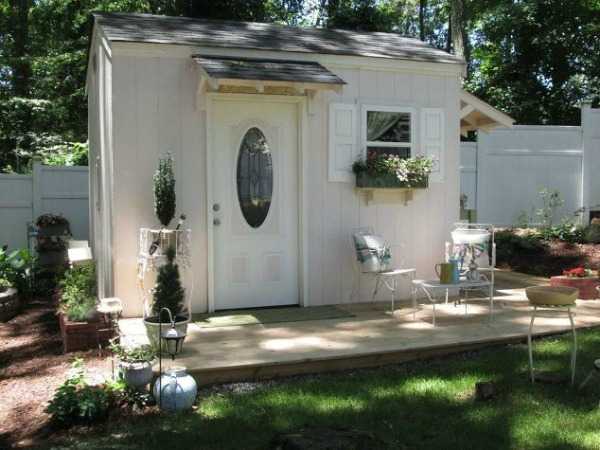 Crafting Shed via Hometalk, The Best She Sheds via A Blissful Nest