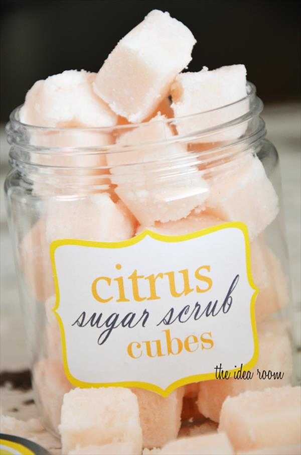 Sugar Scrub Cubes, 20 Ways to Use Mason Jars