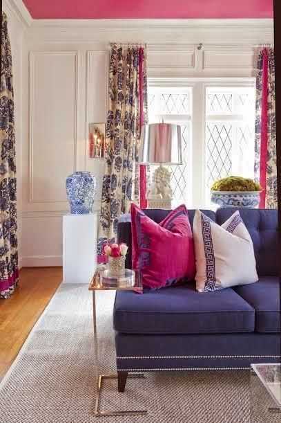 Do you love hot pink but don’t know how to add it into your home decor? We’ve got design tips just for you on hot to use hot pink in your home and paint colors to choose from. Check out A Blissful Nest for more details. https://ablisfulnest.com/ #designtips #interiordesign #pinkroom #paintcolor 