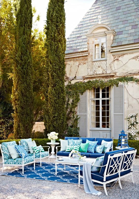 Frontgate. 20 Best Patio Spaces via A Blissful Nest