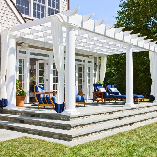 Traditional Home, 20 Best Patio Spaces via A Blissful Nest