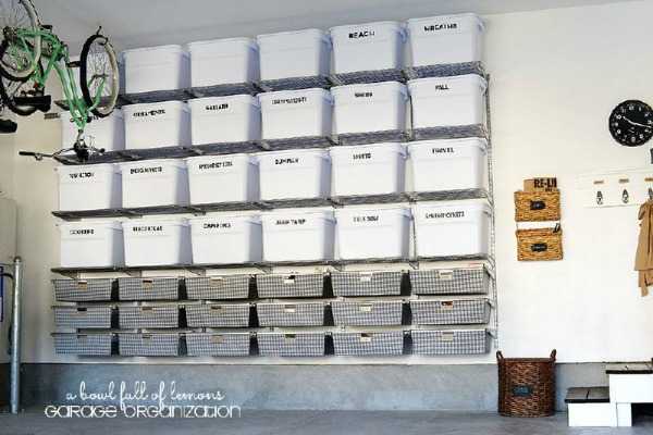 Garage Storage Tubs, 20 Tips to Organize the Garage 