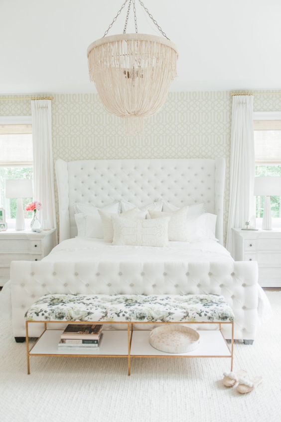 These are the most gorgeous bedrooms I’ve ever seen! So many great ideas for decorating your bedroom. https://ablisfulnest.com/ #masterbedroom #bedroomideas #masterbedroomideas