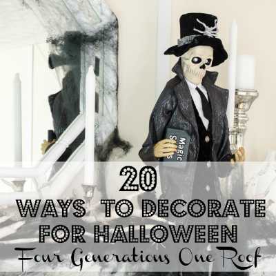 Get 20 tips on how to decorate for Halloween from some of the top home bloggers! These tips are amazing! https://ablisfulnest.com/ #halloweendecor #halloweendecorating