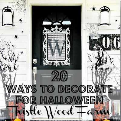 Get 20 tips on how to decorate for Halloween from some of the top home bloggers! These tips are amazing! https://ablisfulnest.com/ #halloweendecor #halloweendecorating