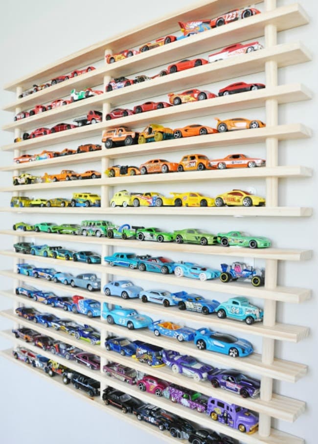 A Lo and Behold Life, Playroom Organization Ideas via A Blissful Nest