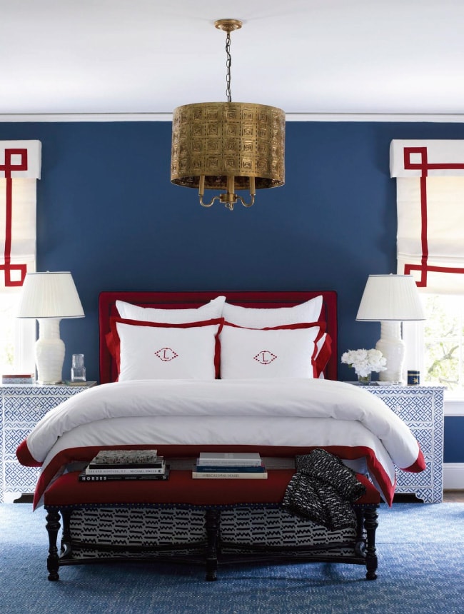Do you love the color red but don’t know how to add it into your home decor? We’ve got design tips just for you on how to use red in your home and paint colors to choose from. Check out A Blissful Nest for more details. https://ablisfulnest.com/ #designtips #interiordesign #reddecor #paintcolor #redpaintcolor