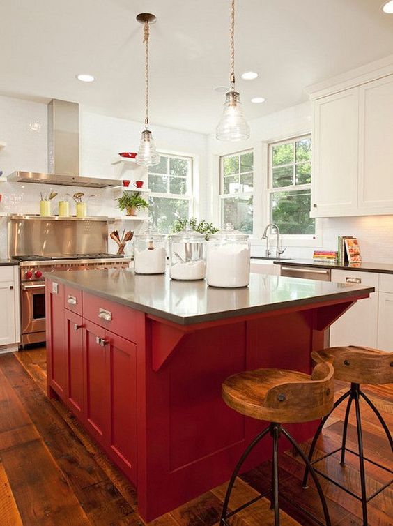 Do you love the color red but don’t know how to add it into your home decor? We’ve got design tips just for you on how to use red in your home and paint colors to choose from. Check out A Blissful Nest for more details. https://ablisfulnest.com/ #designtips #interiordesign #reddecor #paintcolor #redpaintcolor