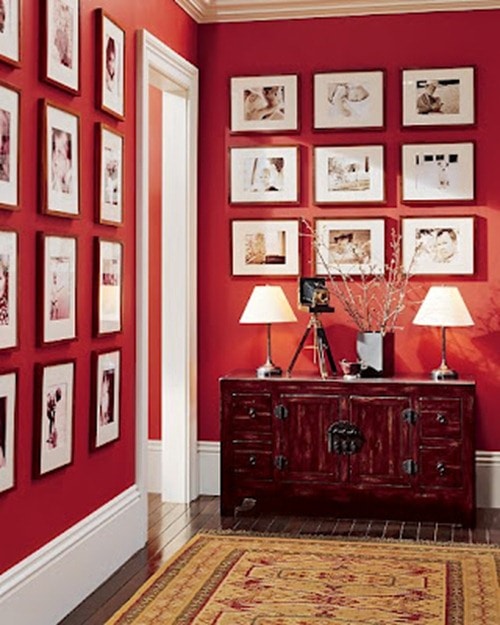 Do you love the color red but don’t know how to add it into your home decor? We’ve got design tips just for you on how to use red in your home and paint colors to choose from. Check out A Blissful Nest for more details. https://ablisfulnest.com/ #designtips #interiordesign #reddecor #paintcolor #redpaintcolor