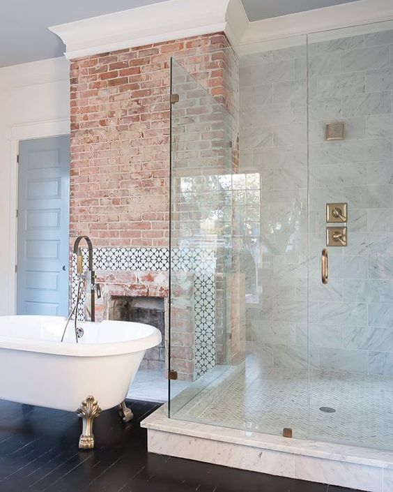 These bathroom design ideas are just gorgeous and inspiring! Making sure to bookmark these for later! See more on https://ablisfulnest.com/ #bathroom #bathroomideas #bathroomdecor
