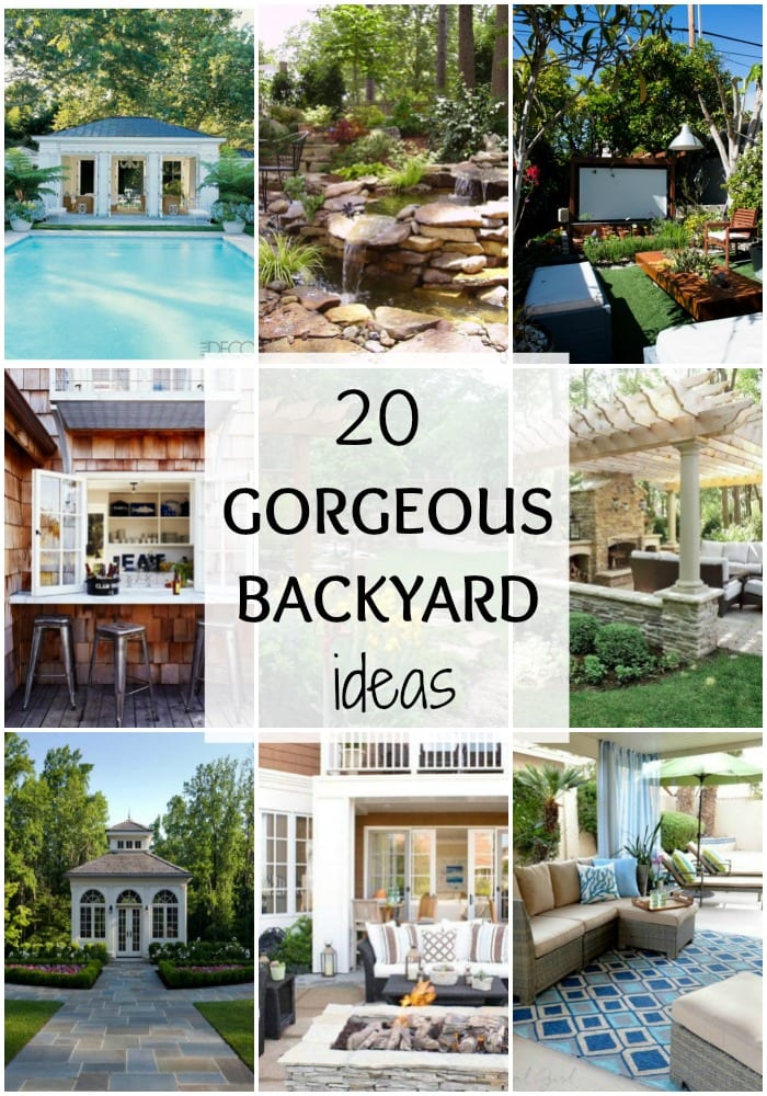 These are just gorgeous backyard ideas to inspire you to get yours ready for the season! See more on https://ablisfulnest.com/ #backyard #patio #designtips