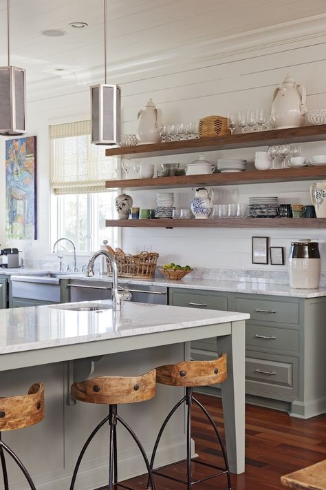There are many ways and simple ideas to add warmth to your all white kitchen. Visit https://ablisfulnest.com/ to find out how! #interiors #kitchens #designertips
