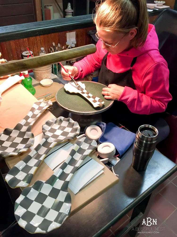 See behind the scenes with MacKenzie-Childs and how this iconic brand has taken over the country in home decor! See more on https://ablisfulnest.com/ #campcourtlycheck #mackenziechilds #ad