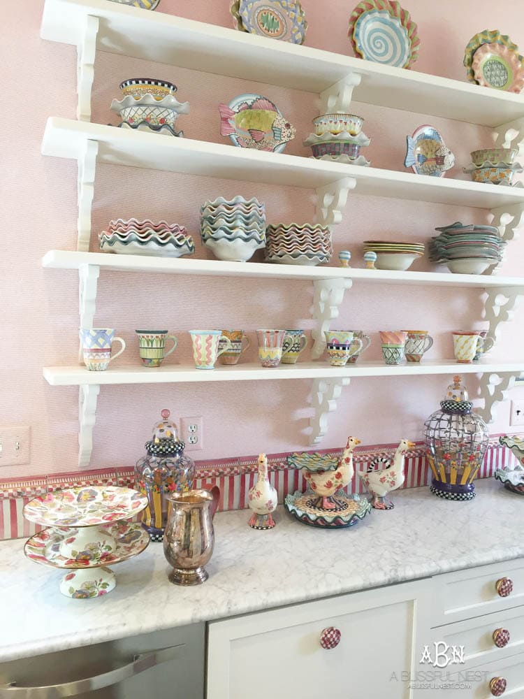 See behind the scenes with MacKenzie-Childs and how this iconic brand has taken over the country in home decor! See more on https://ablisfulnest.com/ #campcourtlycheck #mackenziechilds #ad