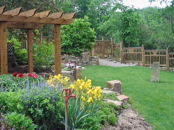 These are 20 Gorgeous Backyard ideas to inspire you to get yours ready for the season! See more on https://ablisfulnest.com/ #backyard #patio #designtips