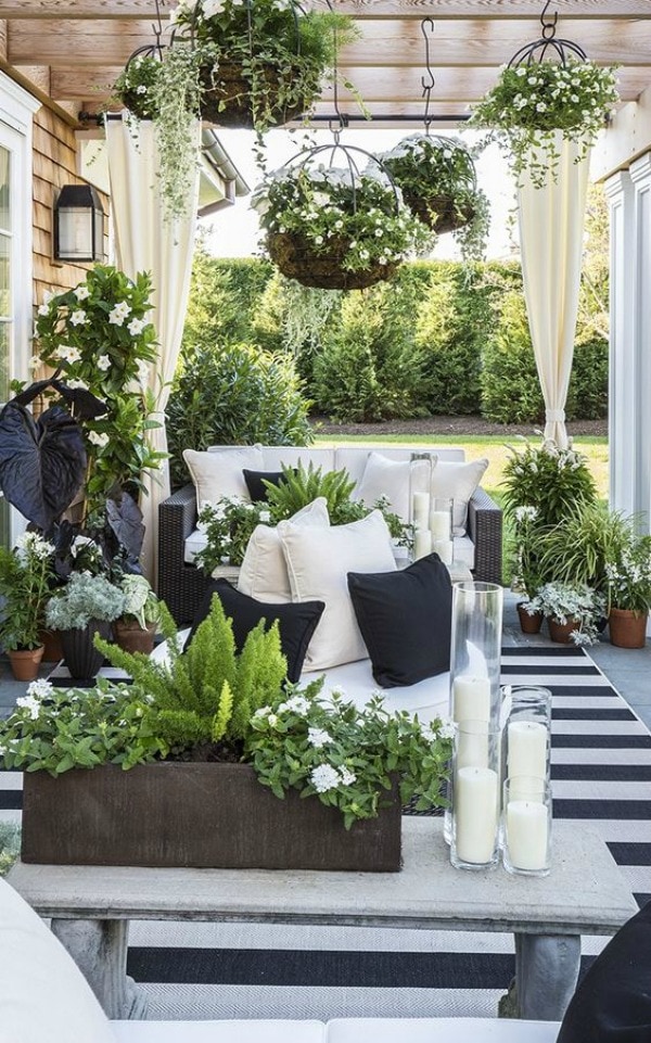 These are 20 Gorgeous Backyard ideas to inspire you to get yours ready for the season! See more on https://ablisfulnest.com/ #backyard #patio #designtips