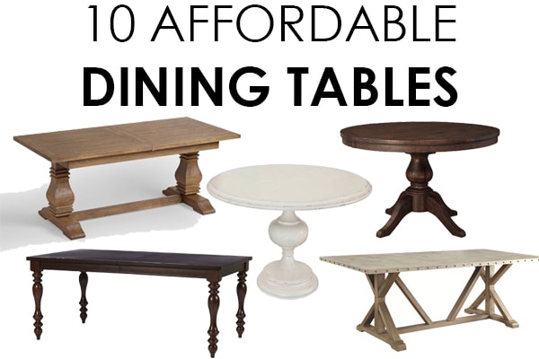 THE most gorgeous + affordable dining tables!