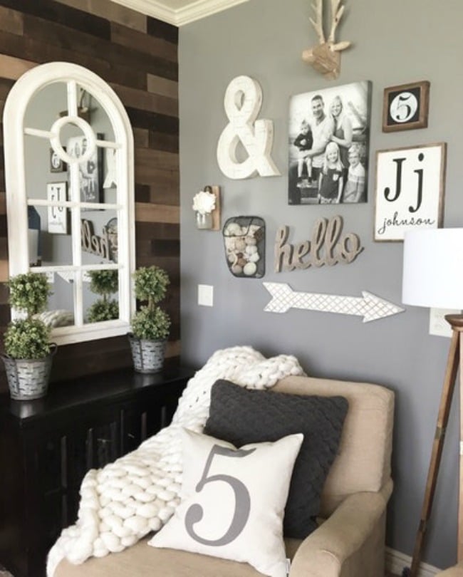 Tackle that blank wall and get inspired with these 20 gallery wall design ideas! 
