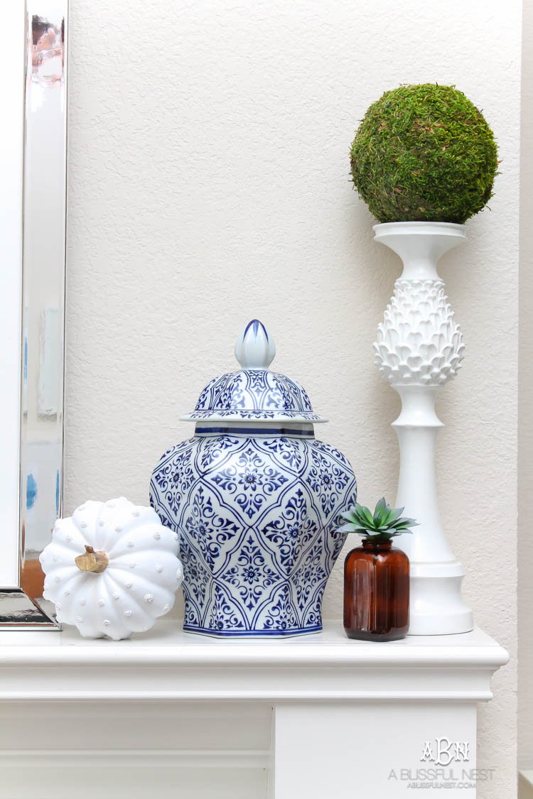 Full of rich jewel tones for fall, come visit my fall home tour! See more on https://ablisfulnest.com/ #ABlissfulNest #falldecor #falldecorideas #fall