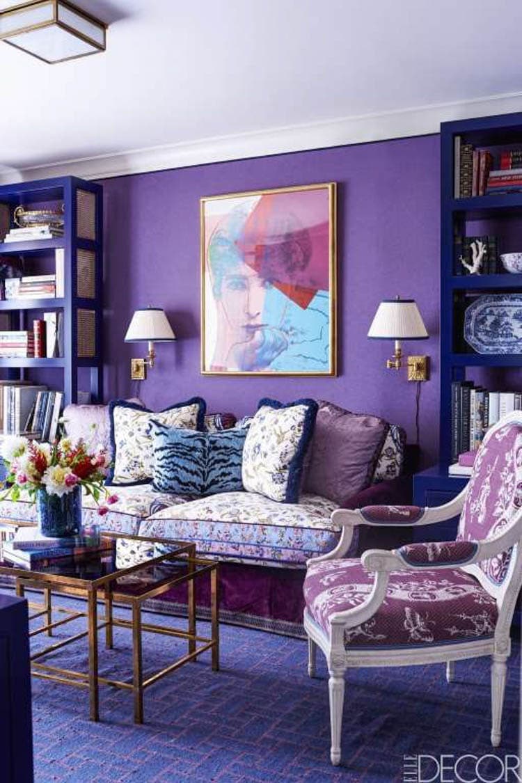 Love this guide on how to use Pantone's color of the year - Ultra Violet! #pantonecoloroftheyear #ultraviolet #colorguide #designtips #homedecorideas