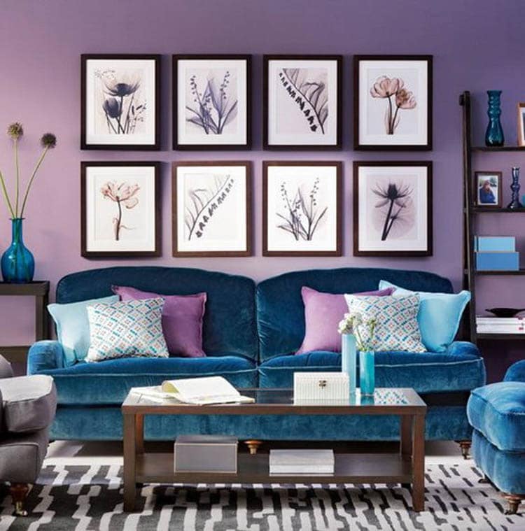 Love this guide on how to use Pantone's color of the year - Ultra Violet! #pantonecoloroftheyear #ultraviolet #colorguide #designtips #homedecorideas