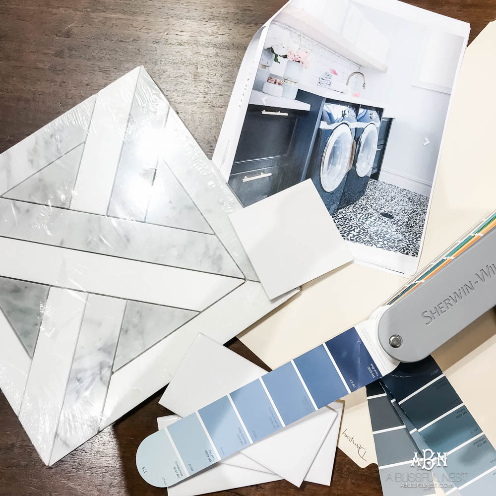 So excited to share my laundry room design plans using one of my favorite sources Floor & Decor! #ad #flooranddecor