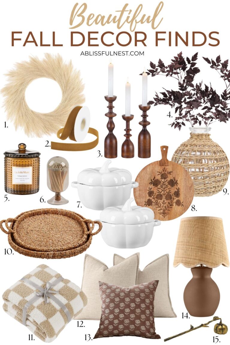 Beautiful Fall Decor Finds For A Classic Look