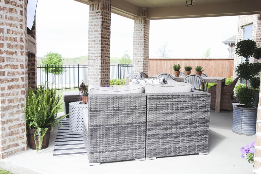 Refresh your outdoor space and update your patio for spring with these tips + a guide! #ad #AtHomeStores