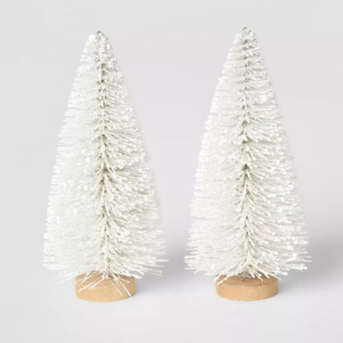 These white bottle brush trees are only ! #ABlissfulNest